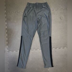 Under Armour Gray and Black Joggers with Elastic Waistband